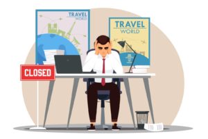 fermeture agence de voyage